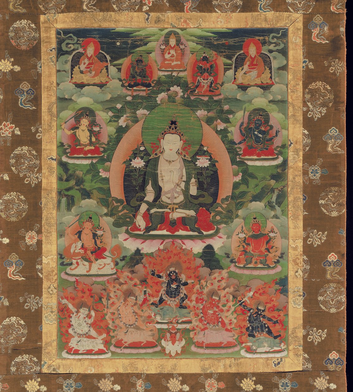 Manjushri, Bodhisattva de la Sabiduría de Tibetan School