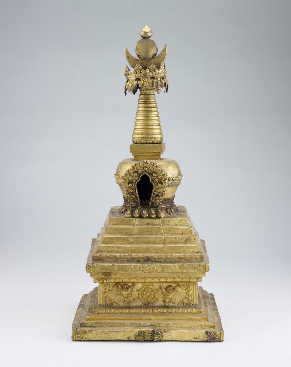 Estupa, finales del siglo XVII-principios del siglo XVIII de Tibetan School