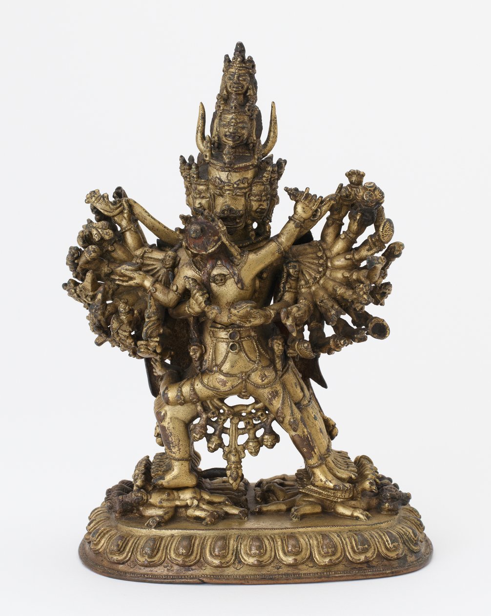 Yamantaka, siglo XVI de Tibetan School