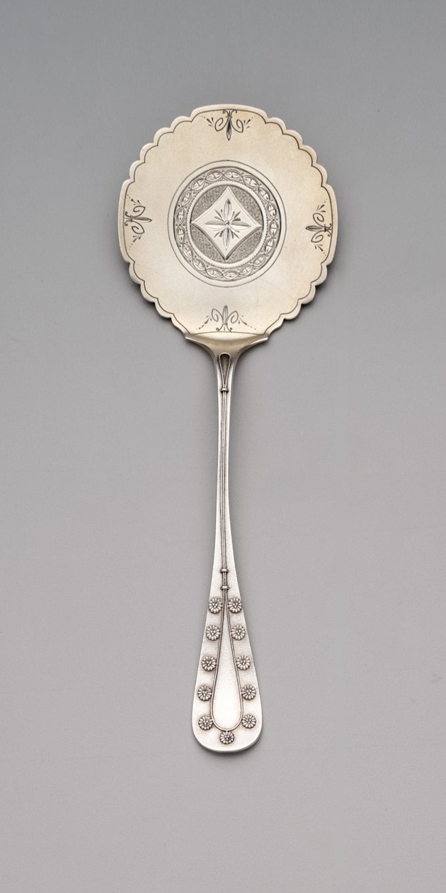 Servidor de pasteles de trigo sarraceno con patrón "Daisy", c.1875-80 de Tiffany and Company