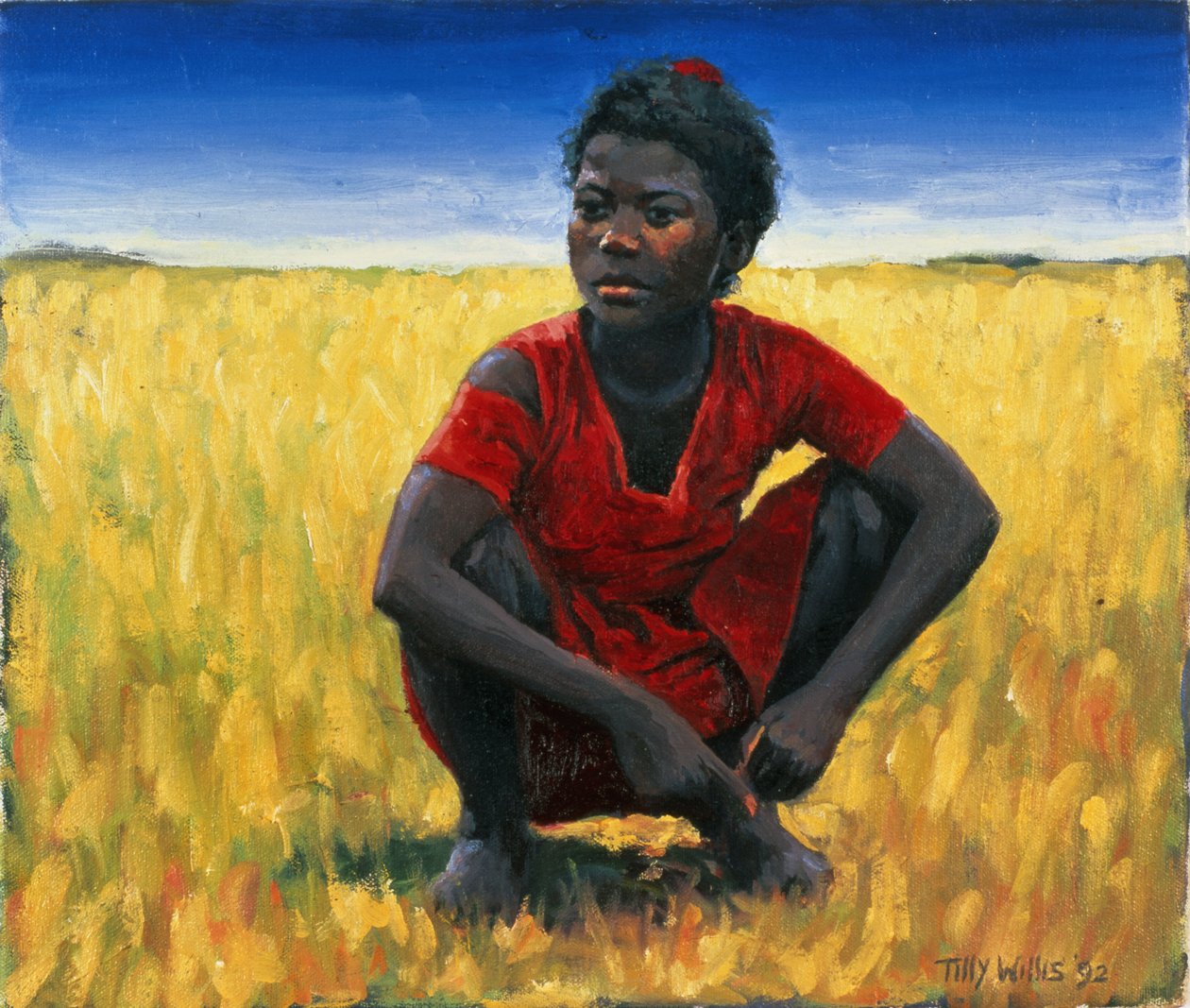 Chica en Rojo, 1992 de Tilly Willis