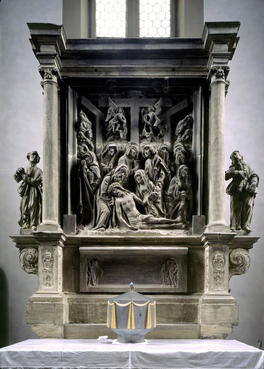 Retablo que representa el Lamento de Cristo, c.1526 de Tilman Riemenschneider