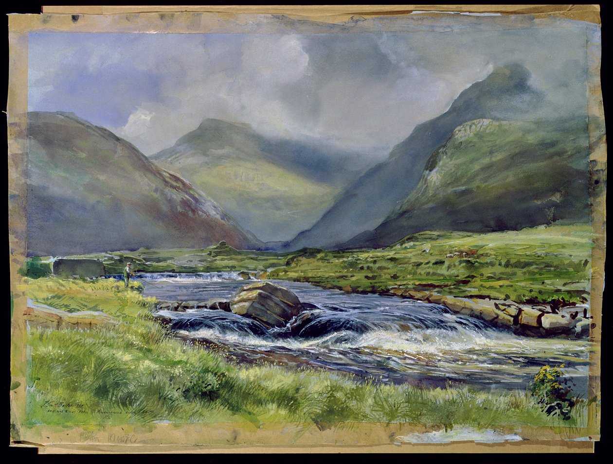 Río Bundorragha, Reyes y Pozas de Roca, Co. Mayo, Irlanda, 1997 de Tim Scott Bolton