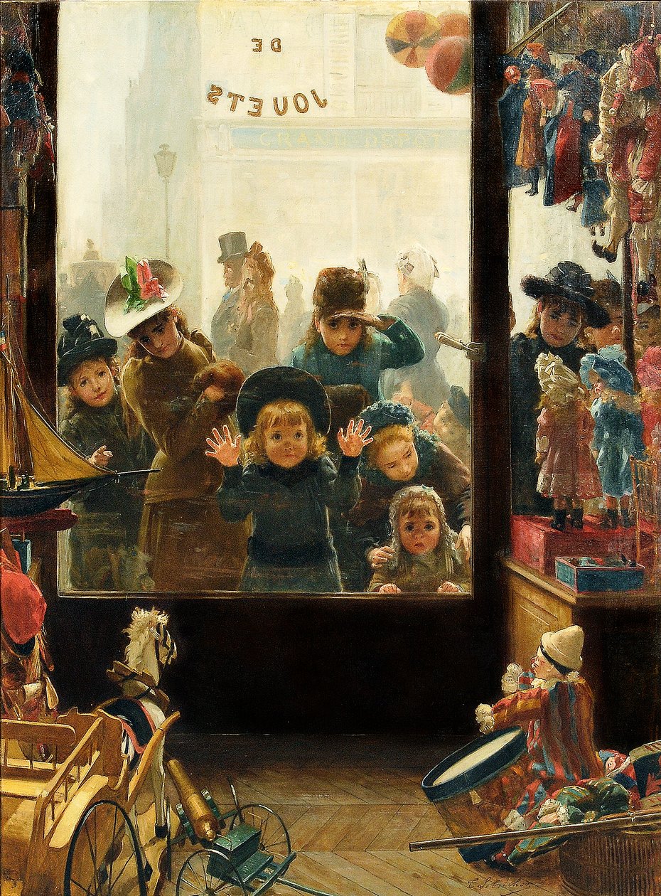 La Ventana de la Juguetería de Timoleon Marie Lobrichon