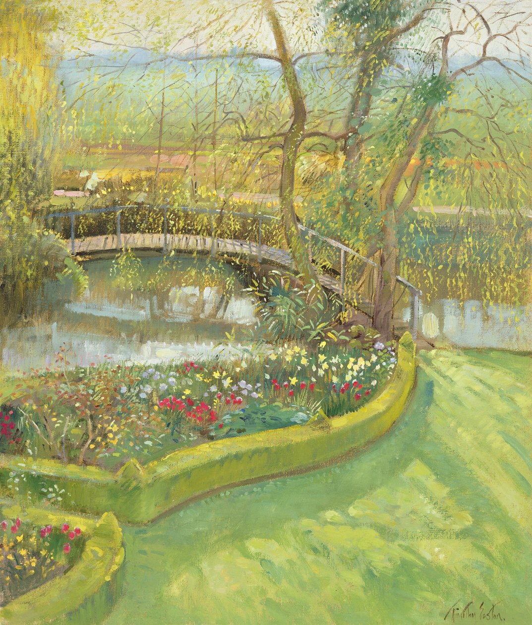 Puente sobre el sauce, Bedfield de Timothy Easton