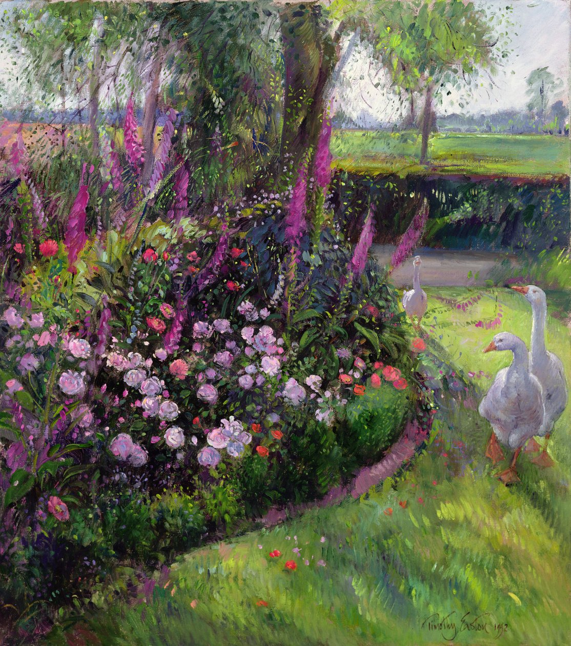 Cama de Rosas y Gansos, 1992 de Timothy Easton