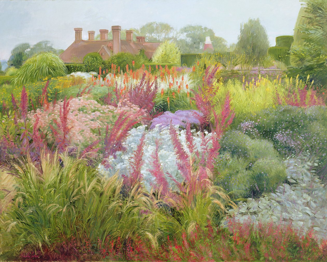 Agujas de Kniphofia y Gran Dixter de Timothy Easton