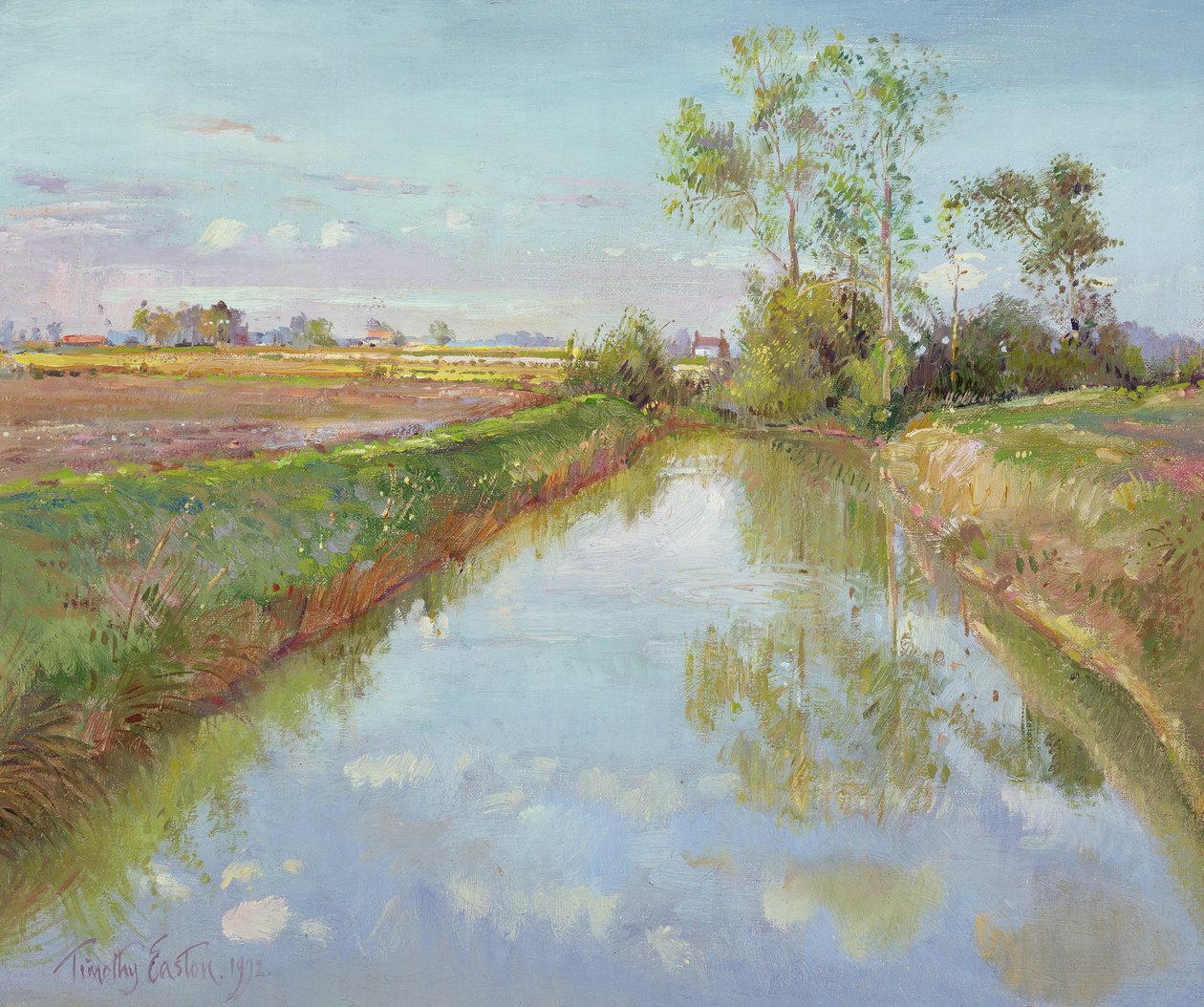 La piscina de peces, otoño de Timothy Easton