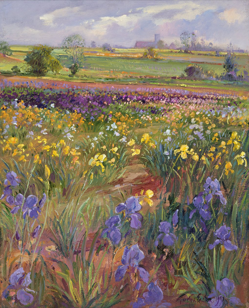Hacia la iglesia de Burgate de Timothy Easton