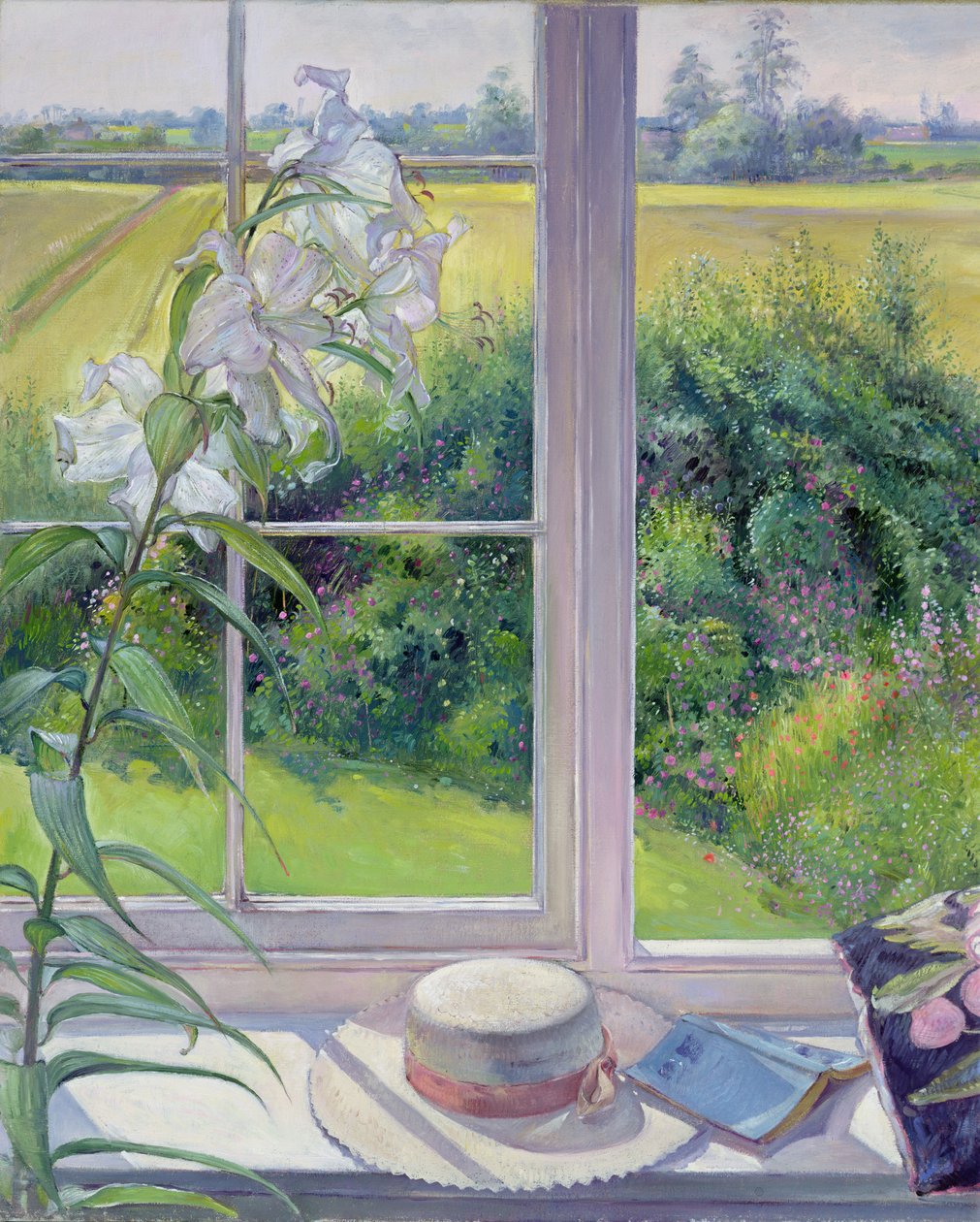 Asiento de ventana y lirio, 1991 de Timothy Easton