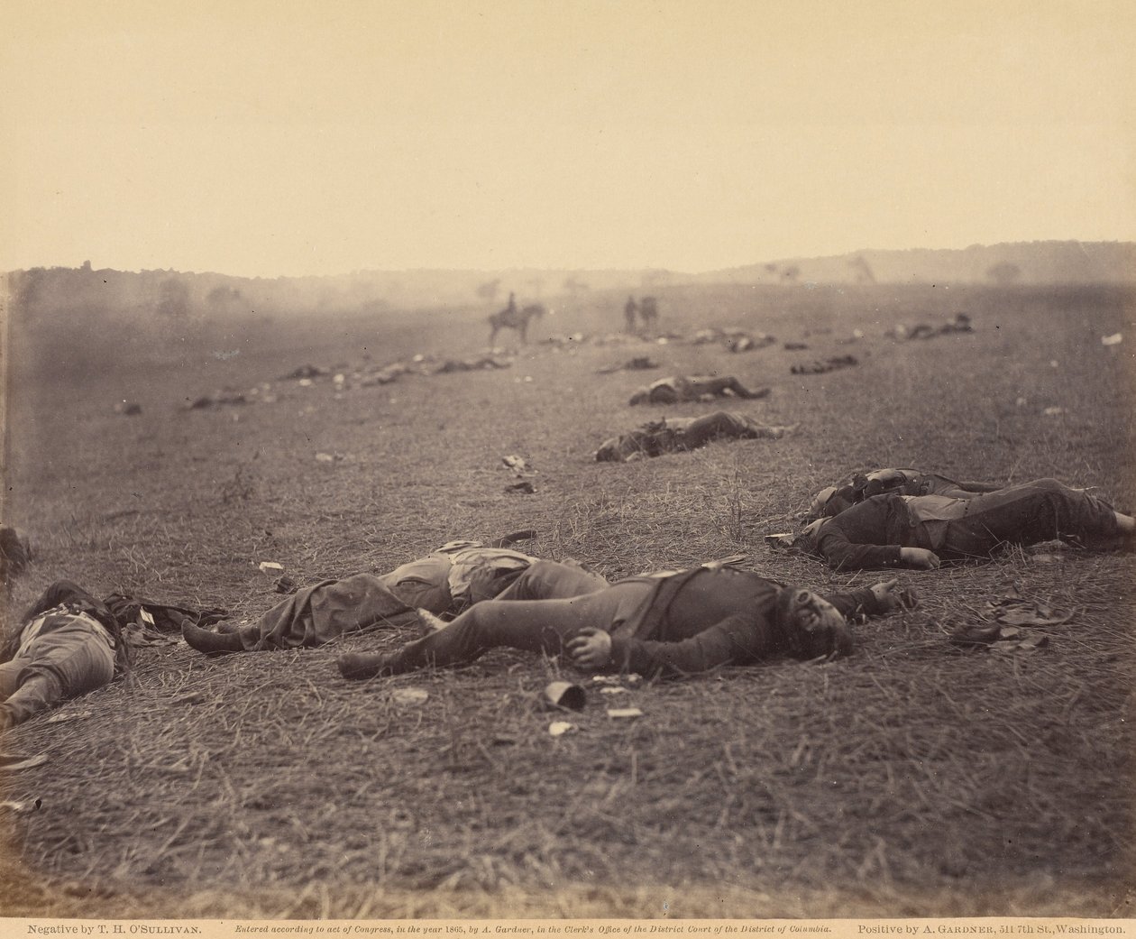 Una cosecha de muerte de Timothy H. OSullivan