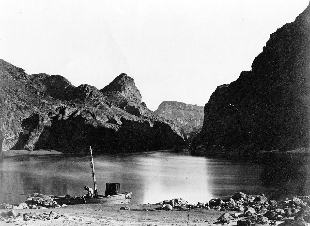 Cañón Negro del Colorado, 1871 de Timothy O