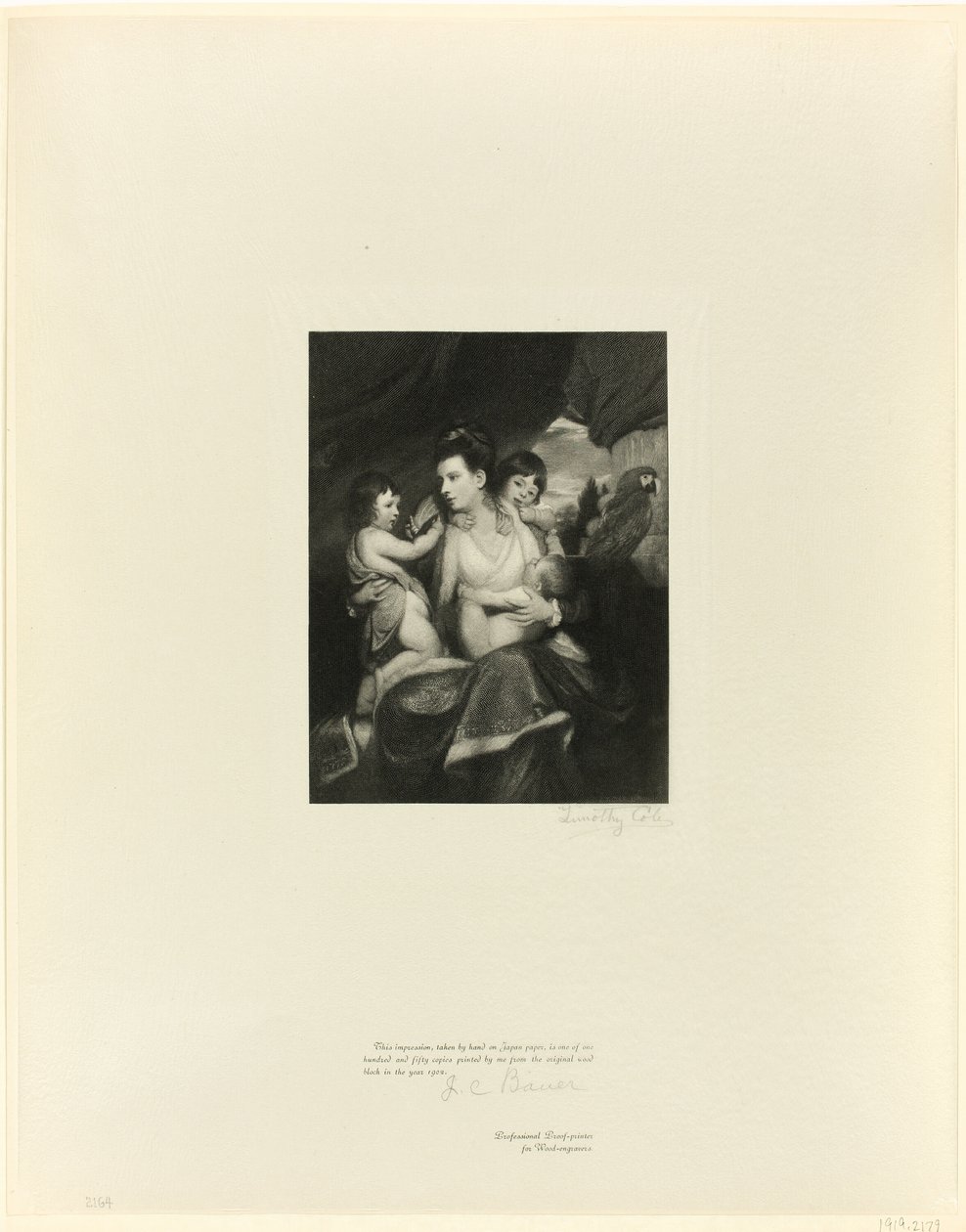 Lady Cockburn y familia, de Old English Masters de Timothy Cole