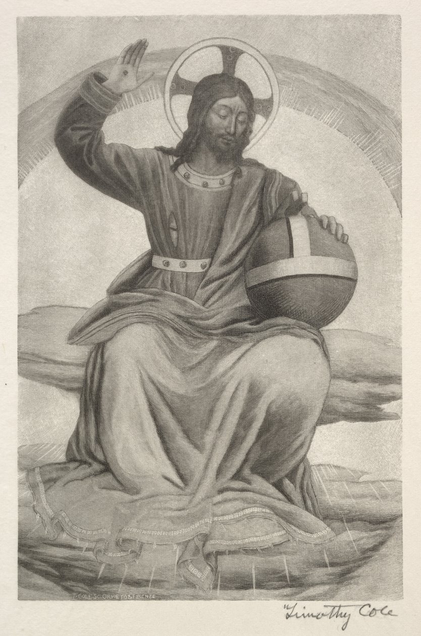 Viejos maestros italianos: Cristo entronizado, 1888-1892 de Timothy Cole