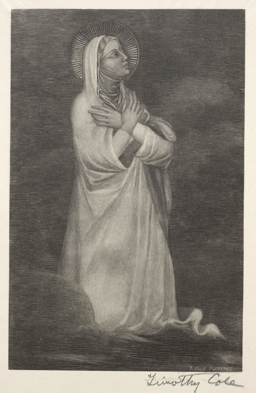 Viejos Maestros Italianos: Figura de la Virgen, 1888-1892 de Timothy Cole