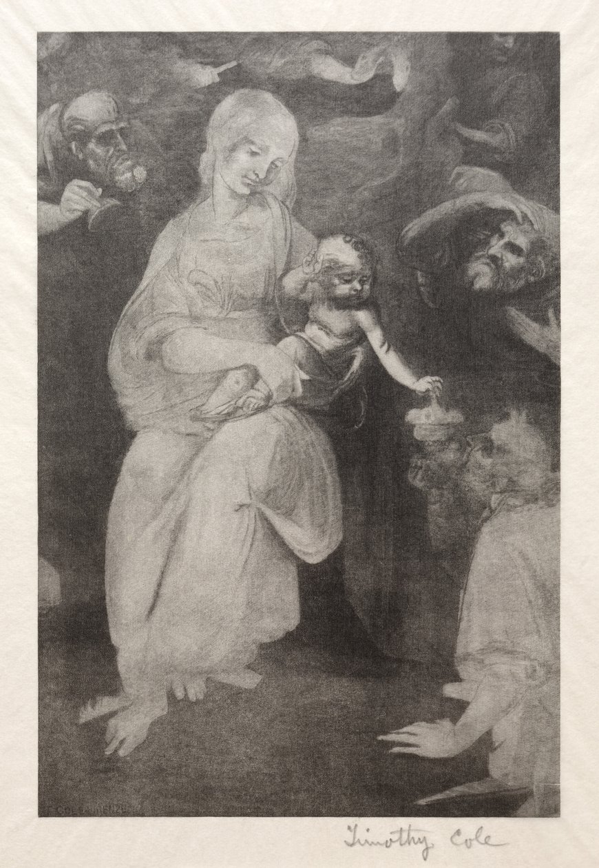 Viejos maestros italianos: Madonna y niño, 1888-1892 de Timothy Cole