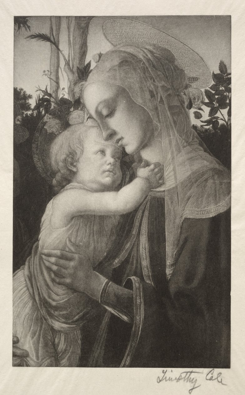 Viejos maestros italianos: Madonna y niño, 1890 de Timothy Cole