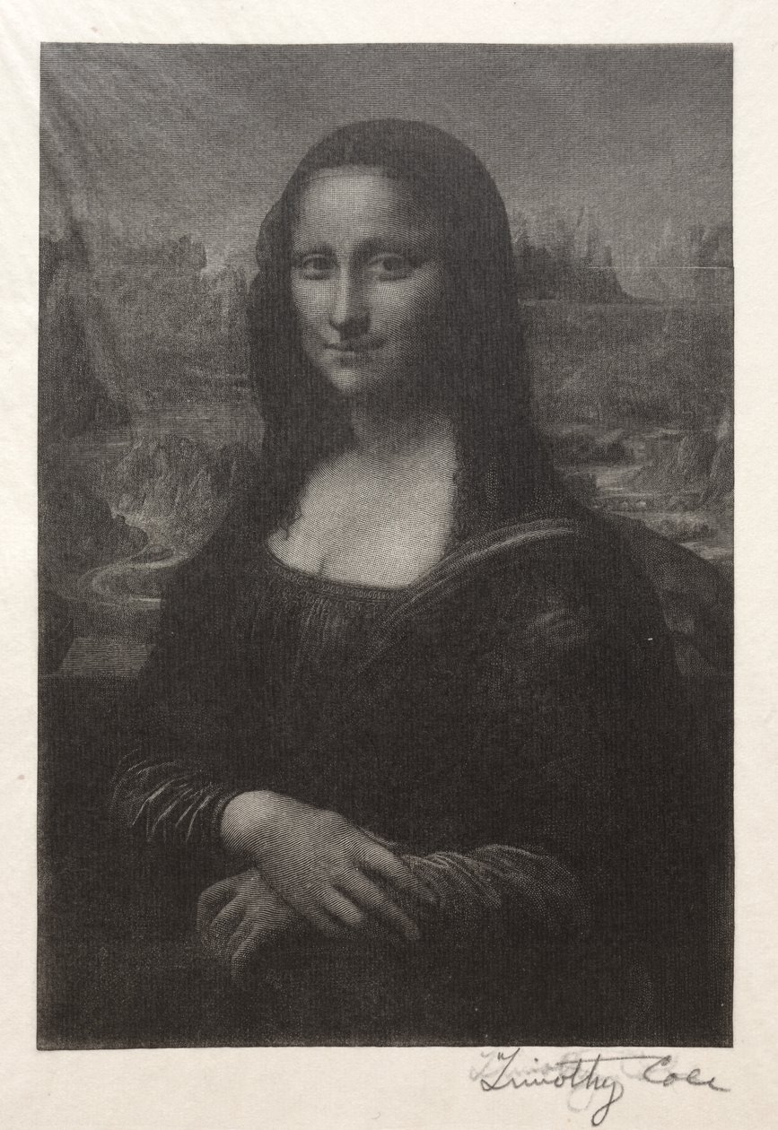 Viejos Maestros Italianos: Mona Lisa, 1888-1892 de Timothy Cole