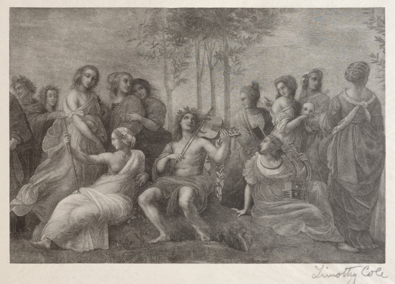 Viejos maestros italianos: Parnaso, 1888-1892 de Timothy Cole