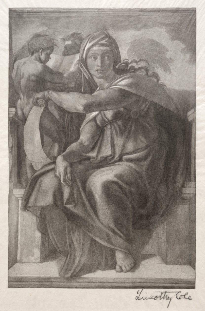 Viejos maestros italianos: La Sibila Délfica, 1890 de Timothy Cole