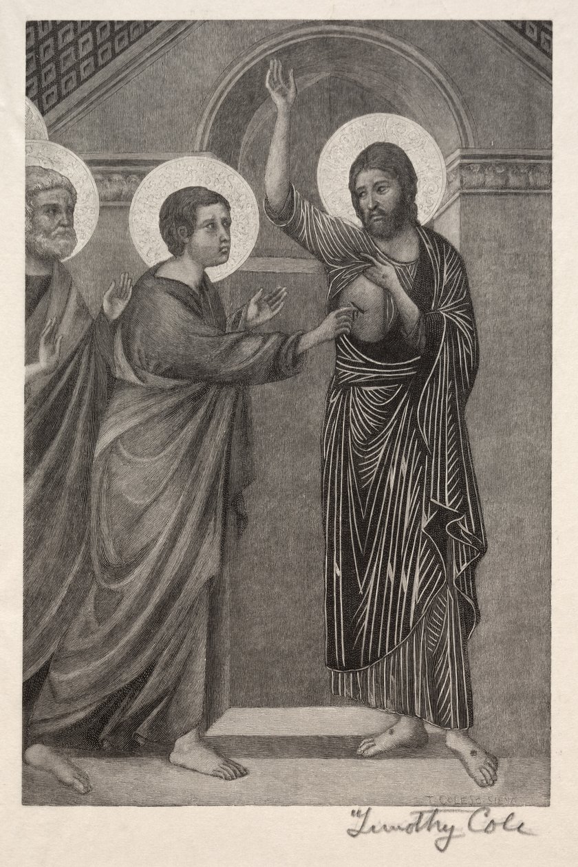Viejos maestros italianos: La incredulidad de Santo Tomás, 1888-1892 de Timothy Cole