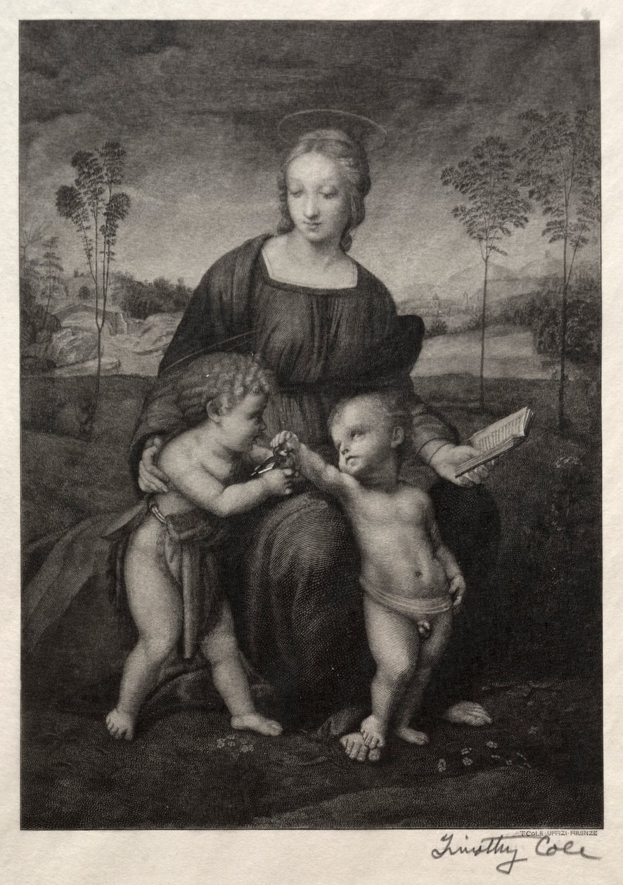 Viejos Maestros Italianos: La Madonna del Jilguero de Timothy Cole
