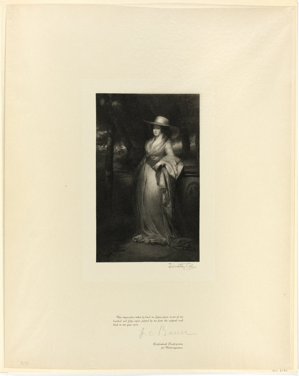 Retrato de una dama, de Old English Masters de Timothy Cole