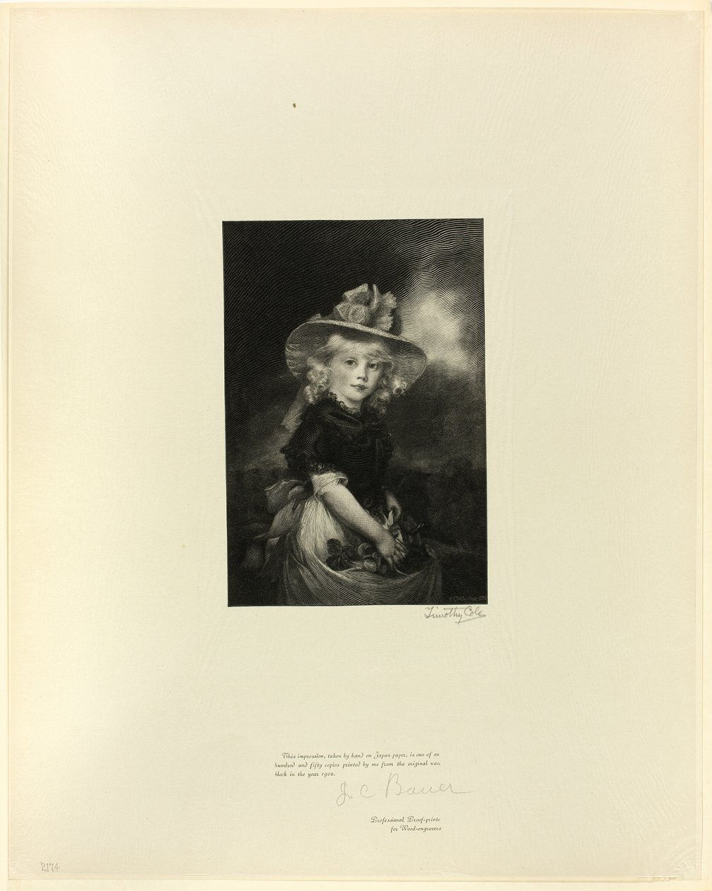 Princesa Sofía, hija de Jorge III, de Old English Masters de Timothy Cole