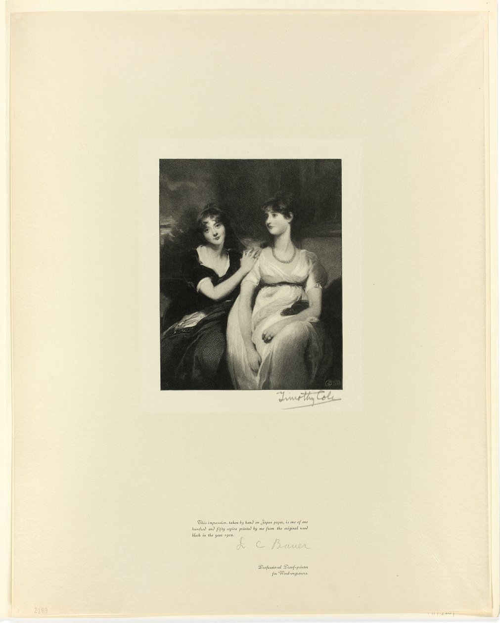 Las hermanas, de Old English Masters de Timothy Cole