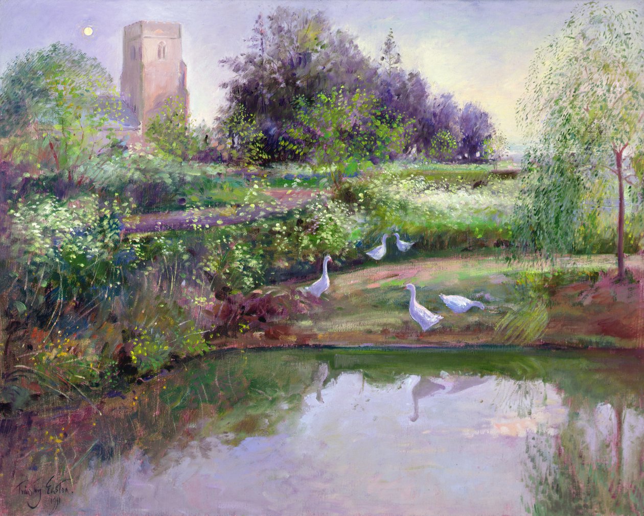 Reflejos al atardecer de Timothy Easton