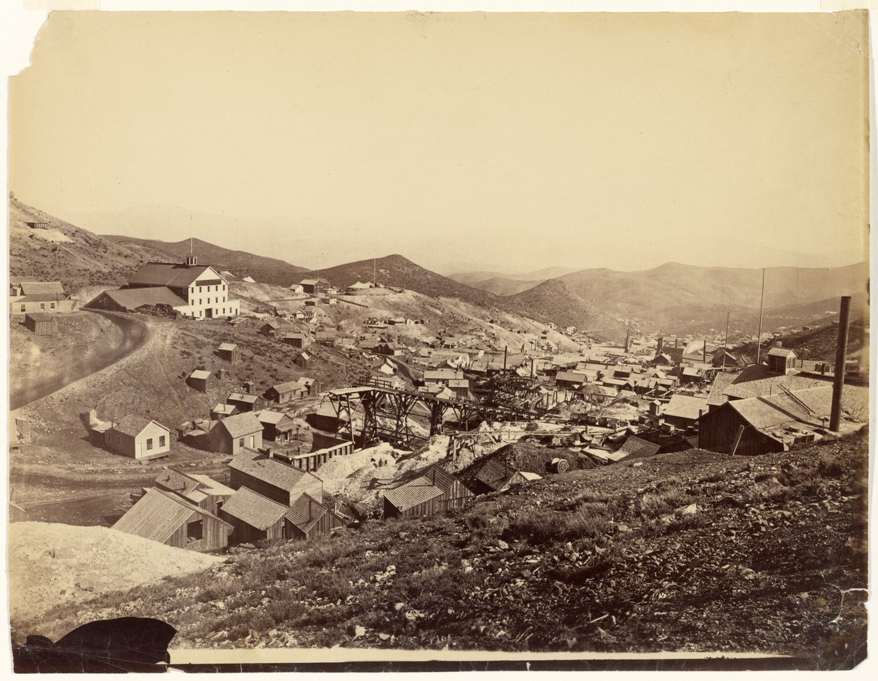 [Gold Hill, West Silver City, Nevada, cordillera Silver Peak] de Timothy H. O