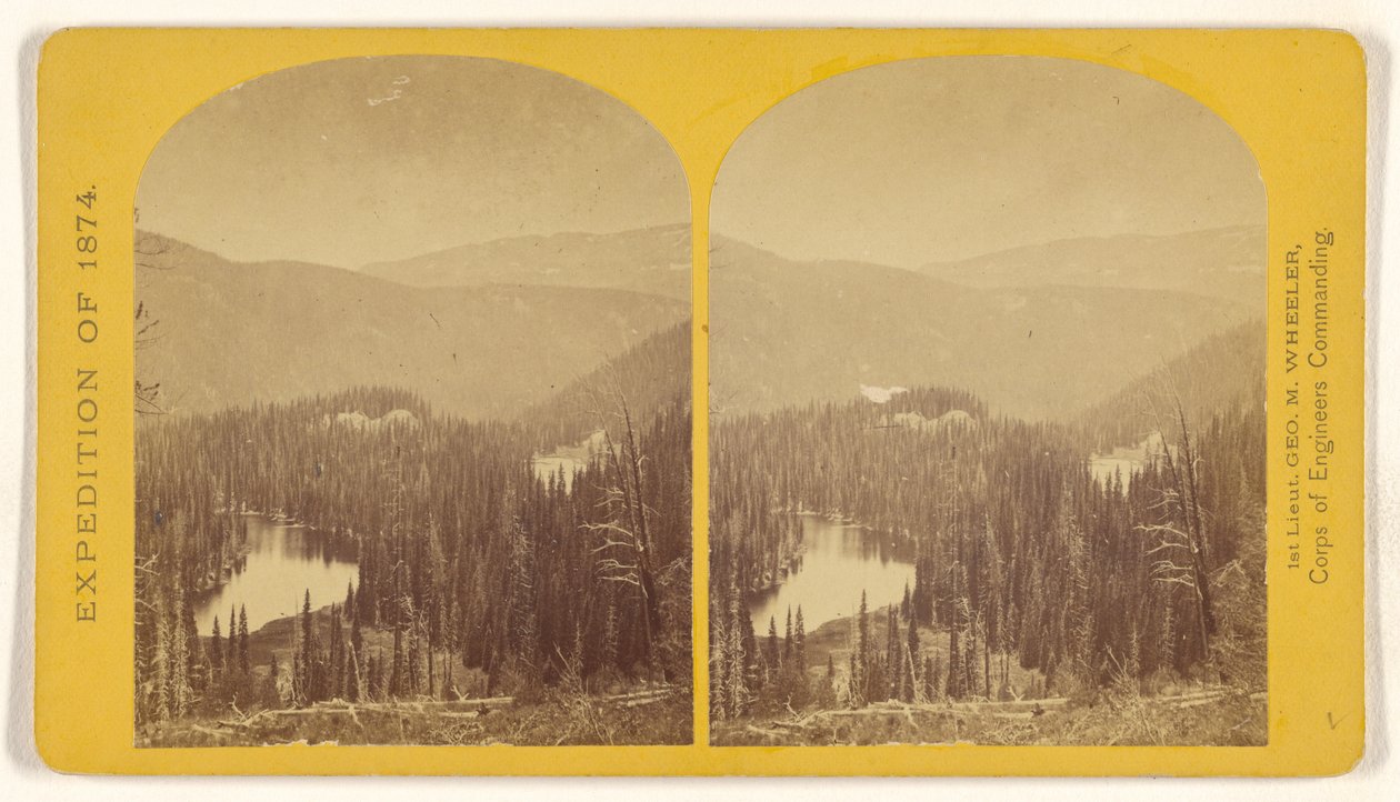 Lagos Perdidos, cabecera del cañón de Conejos, Colorado, en la sierra de San Juan, cerca de la divisoria entre Conejos y South Fork... de Timothy H. O