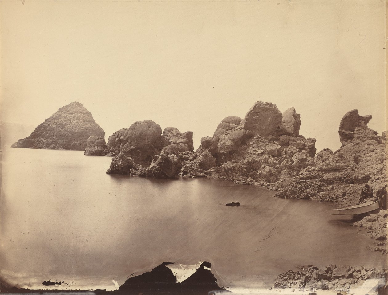 Cúpulas de toba, lago Pyramid, Nevada de Timothy H. O
