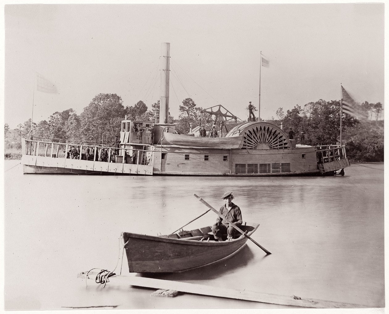 Cañonera estadounidense, 1861-65 de Timothy H. OSullivan