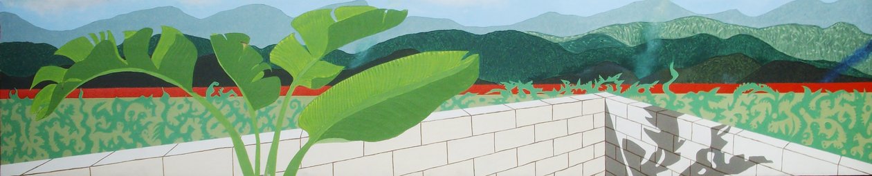 Vista desde el balcón, apartamento en la calle Fujin, Taipéi, 2007 de Timothy Nathan Joel