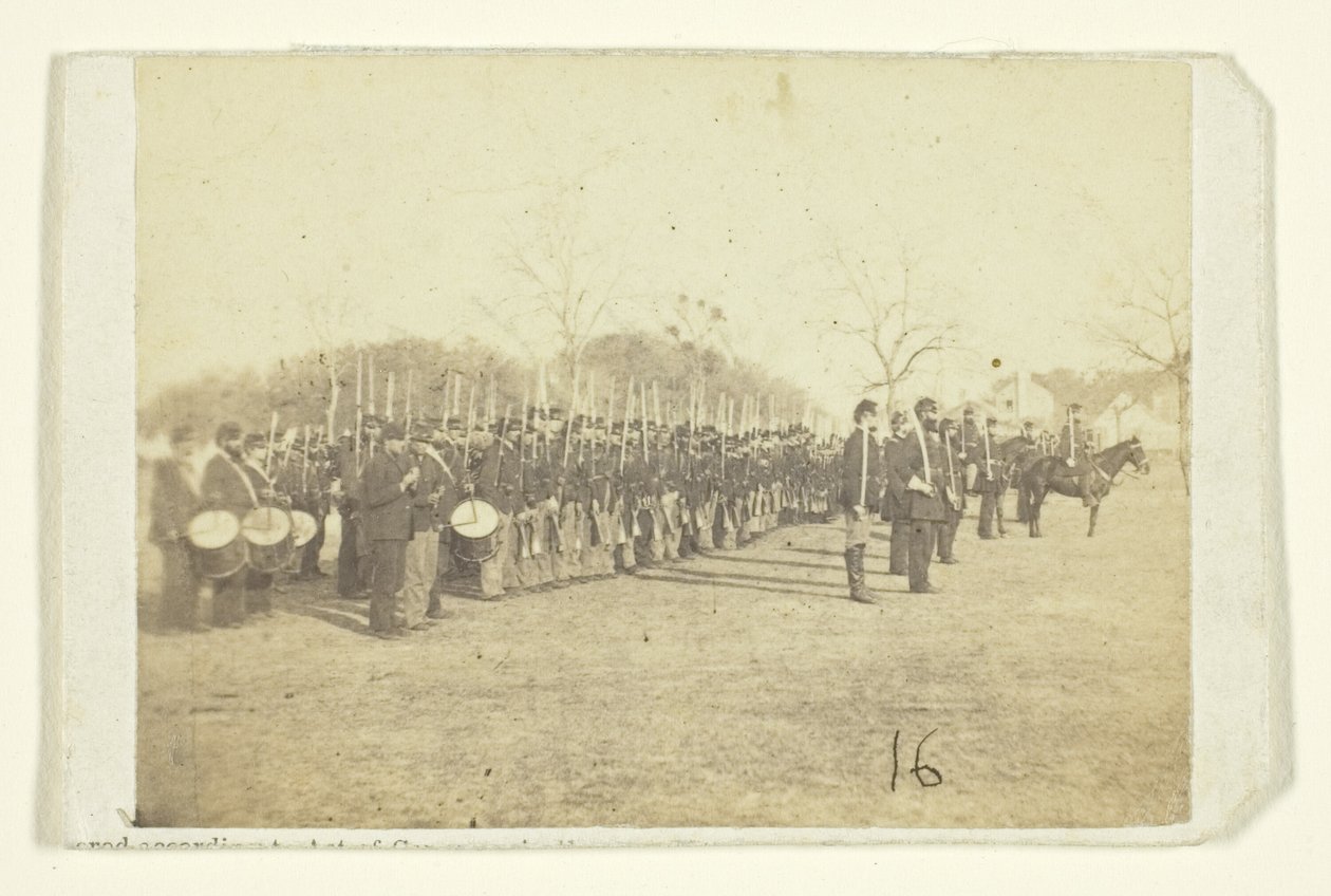 50º de Infantería de Pensilvania en formación de desfile de Timothy O