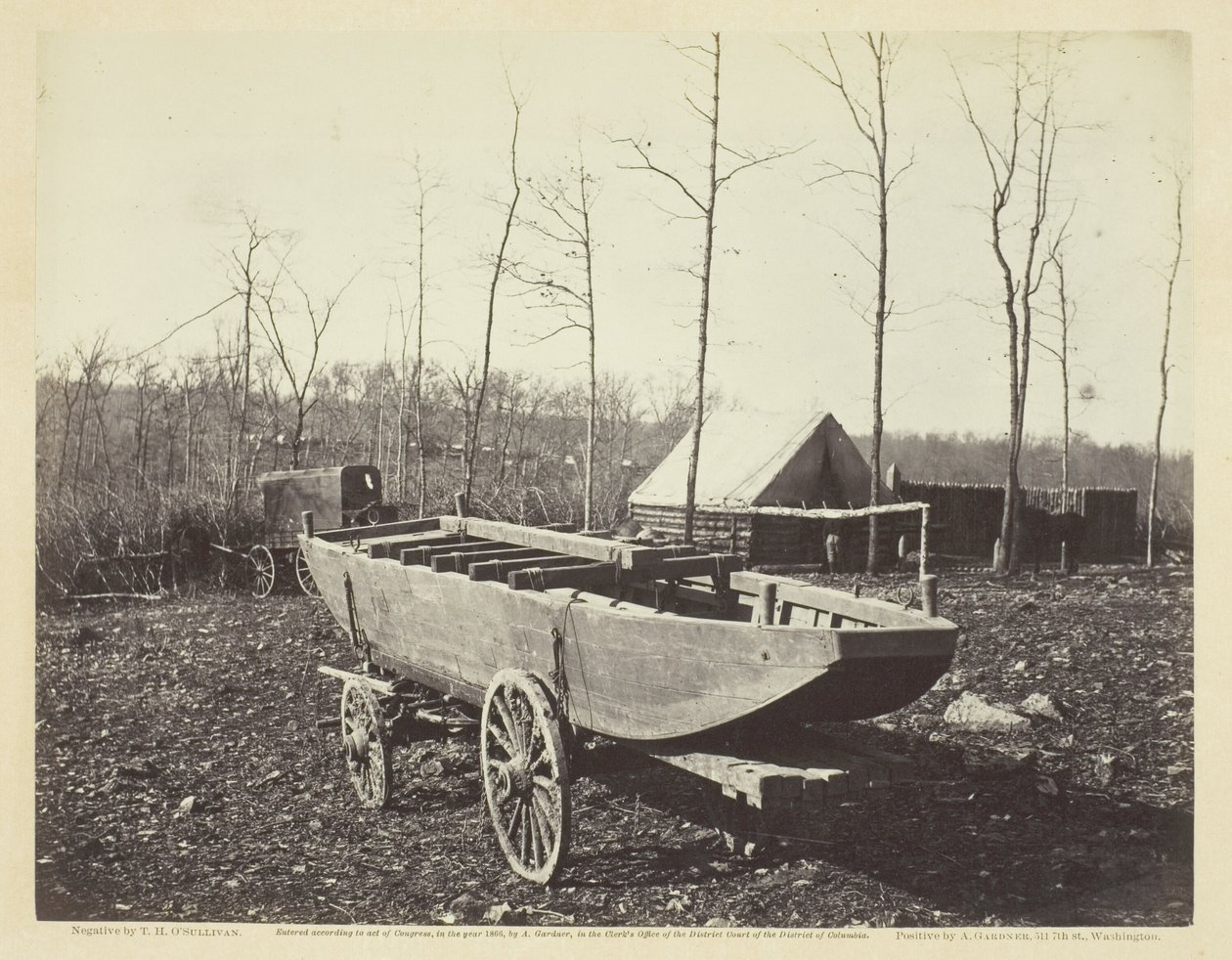 Barco pontón, Brandy Station, Virginia de Timothy O