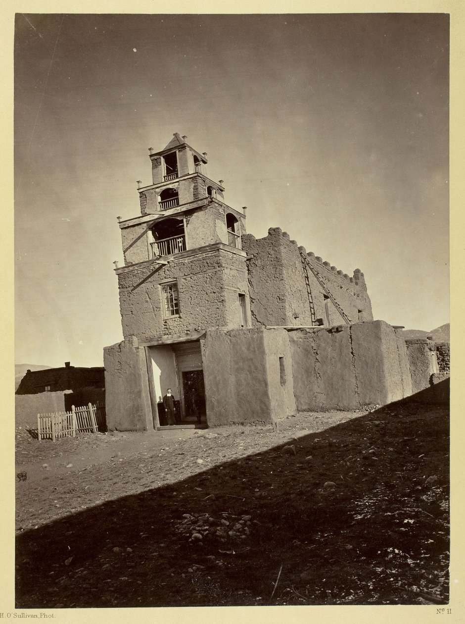 La iglesia de San Miguel, la más antigua de Santa Fe, Nuevo México de Timothy O