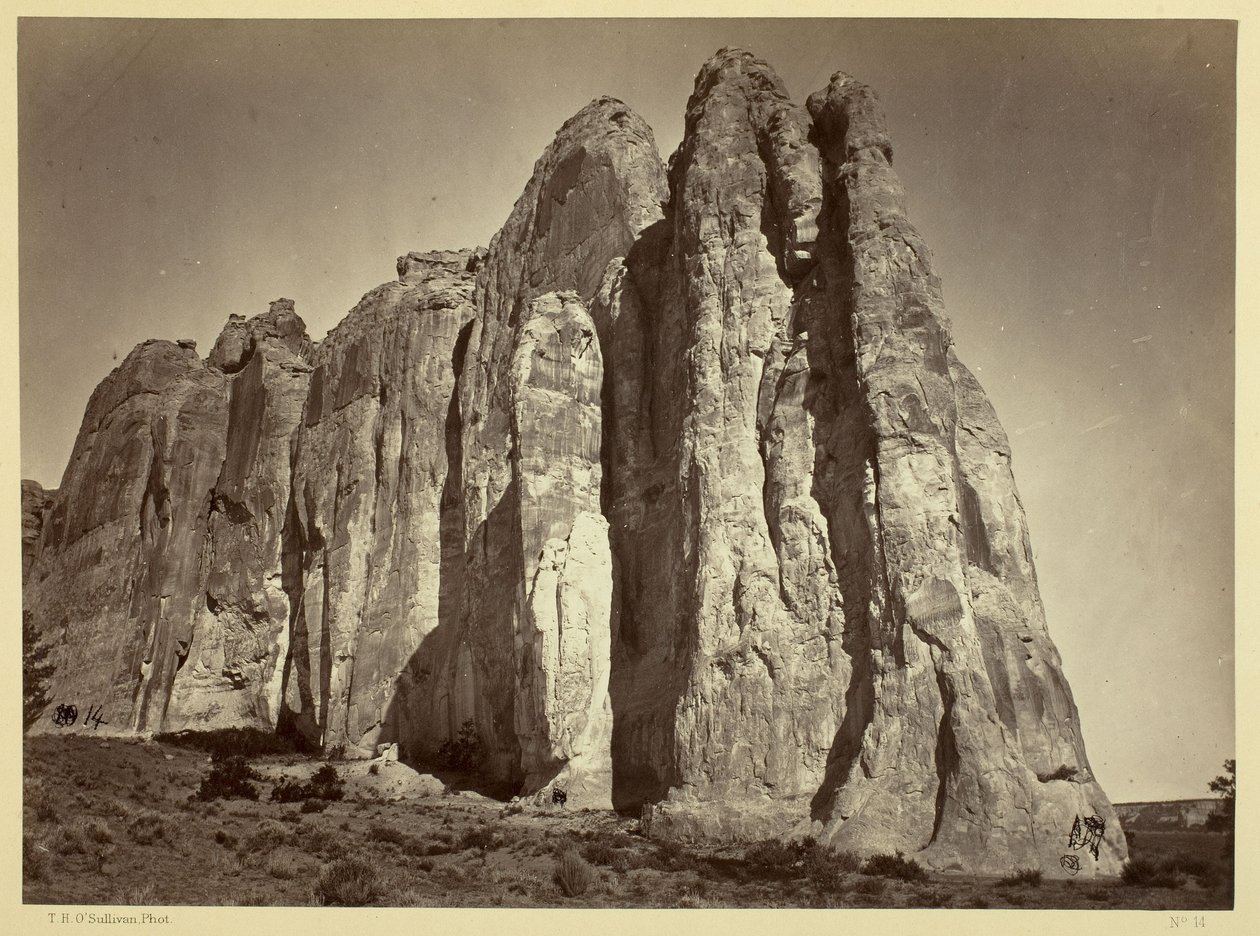 El lado sur de Inscription Rock de Timothy O