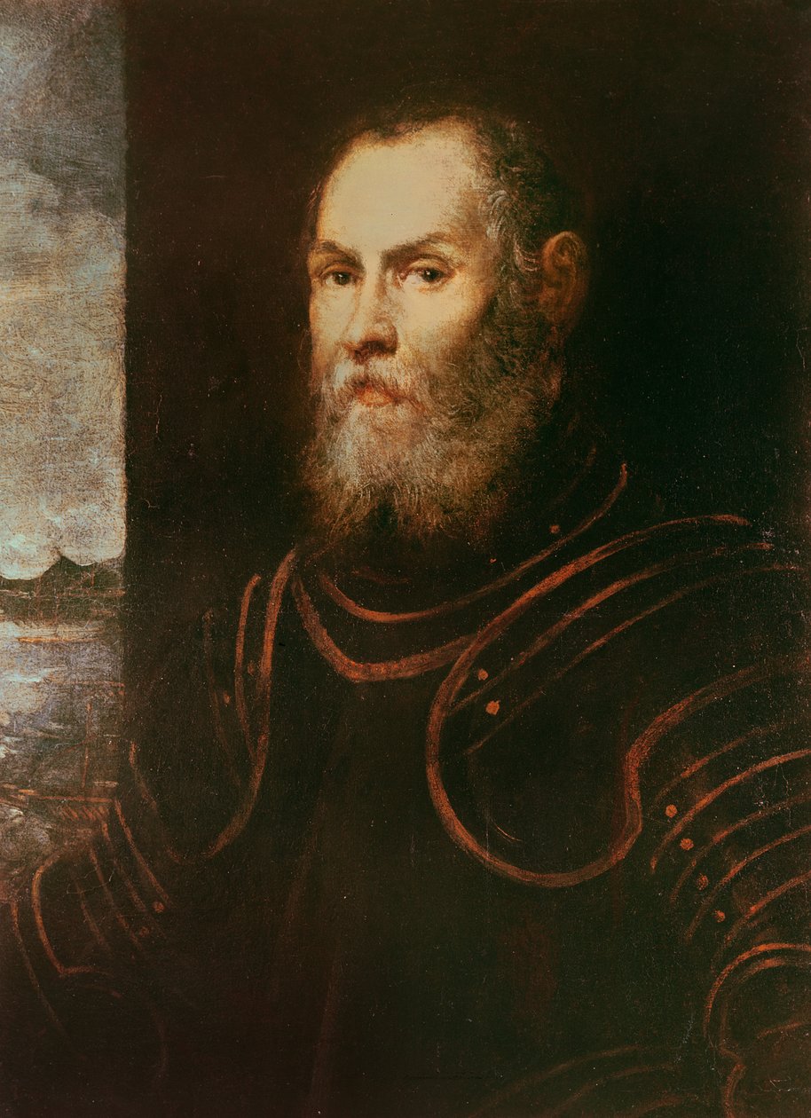 Retrato de un Almirante de Tintoretto