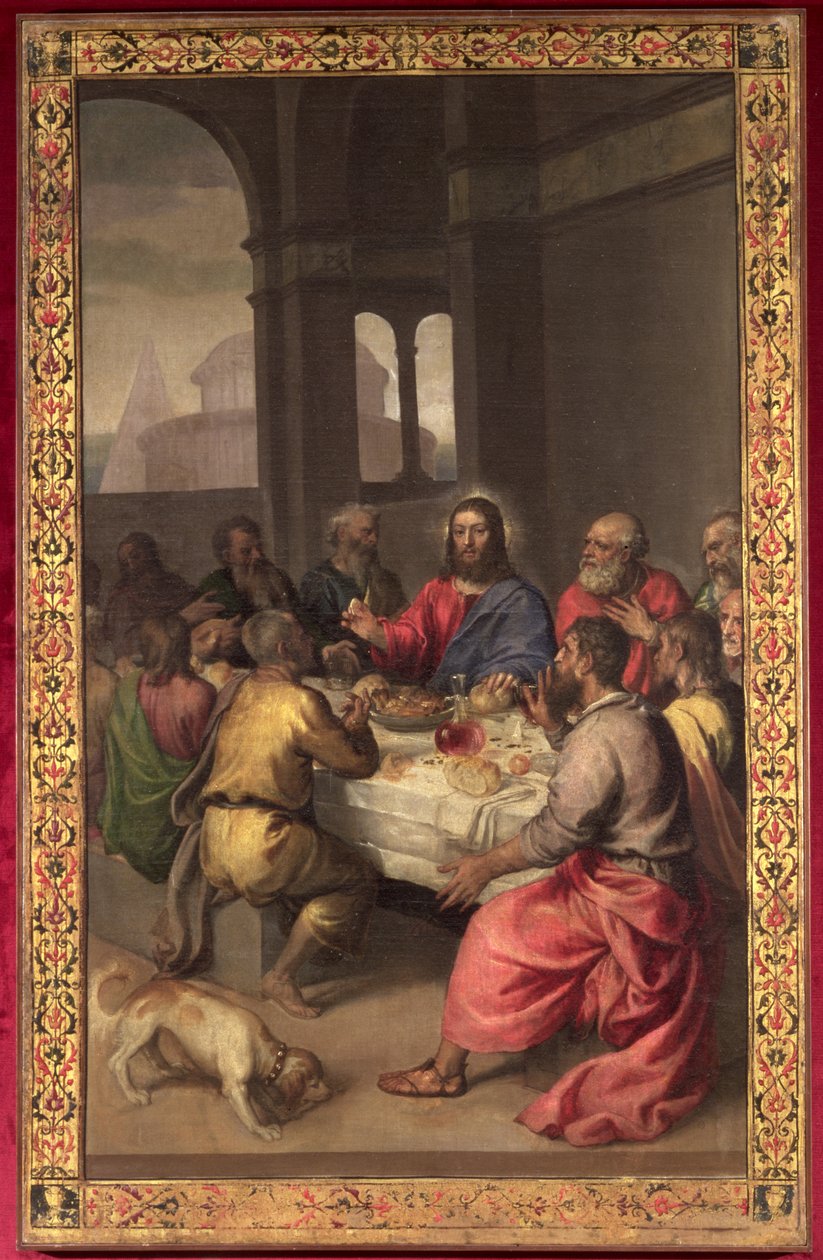 La última cena de Tiziano Vecelli
