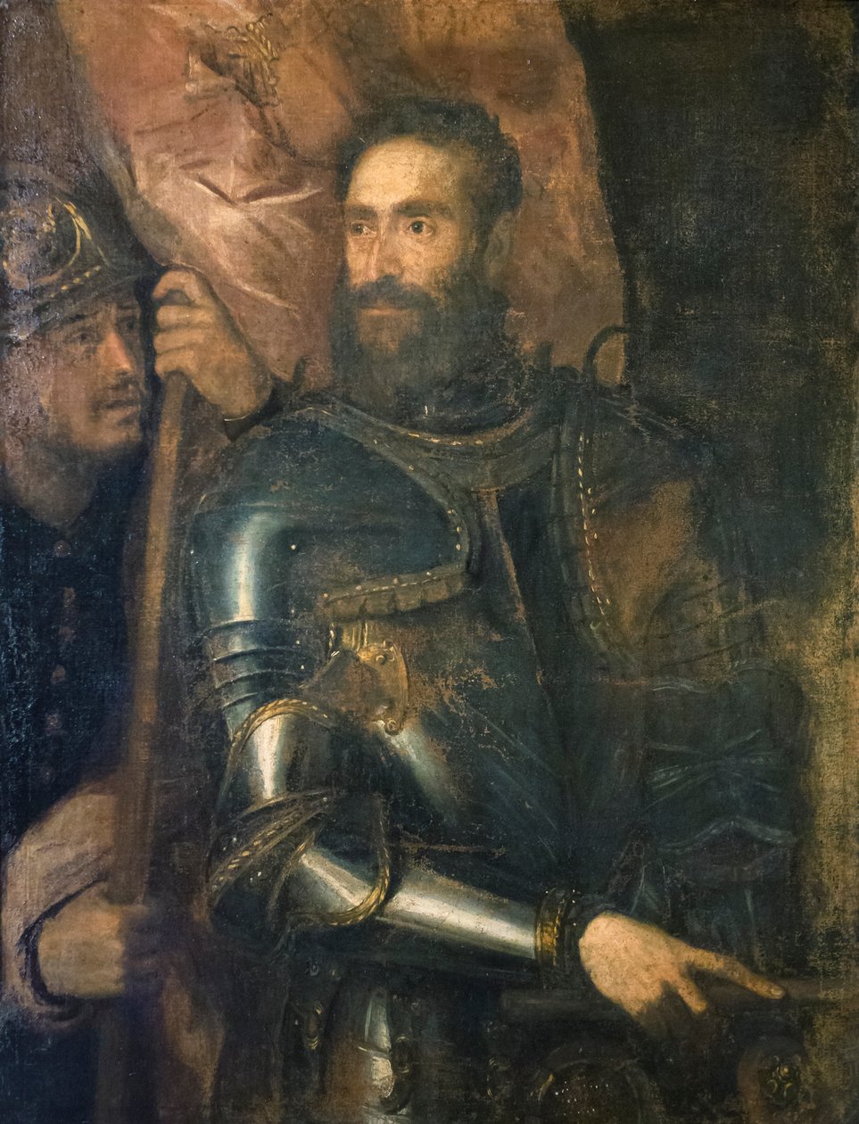 Retrato de Pier Luigi Farnese de Titian (c.1488 1576)