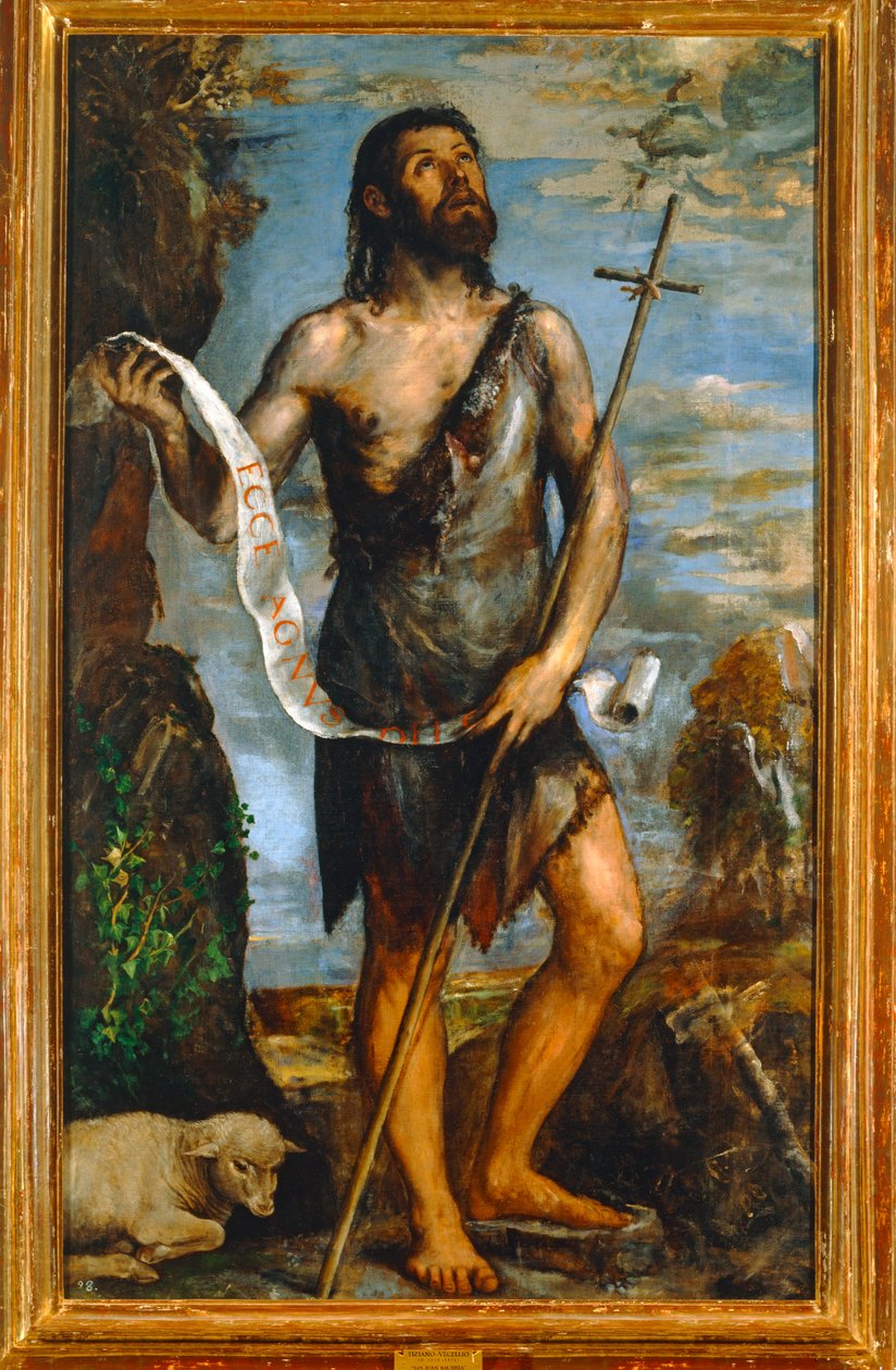 San Juan Bautista. 10014726 ... de Titian (c.1488 1576)