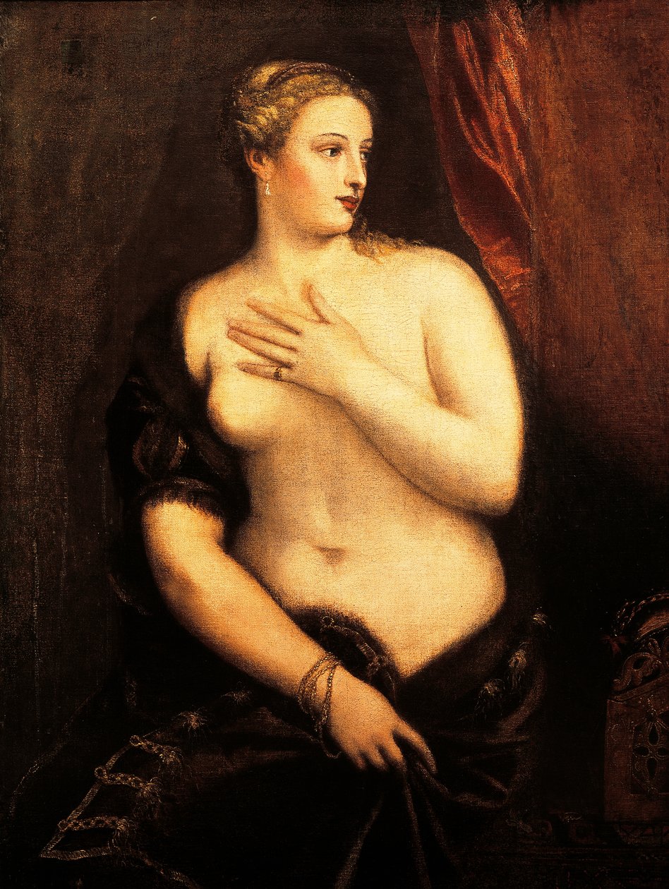 Venus con espejo de Titian (c.1488 1576)