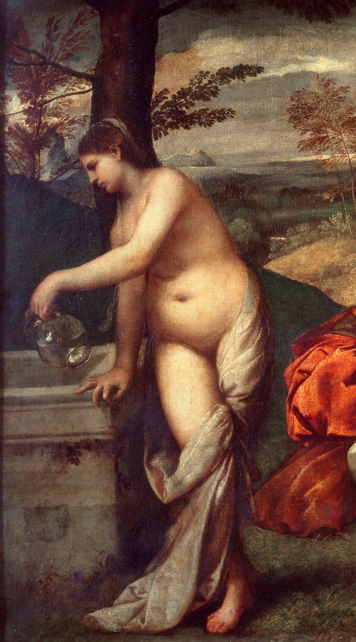 El concierto campestre (detalle) de Titian (c.1488 1576) (attr. to)