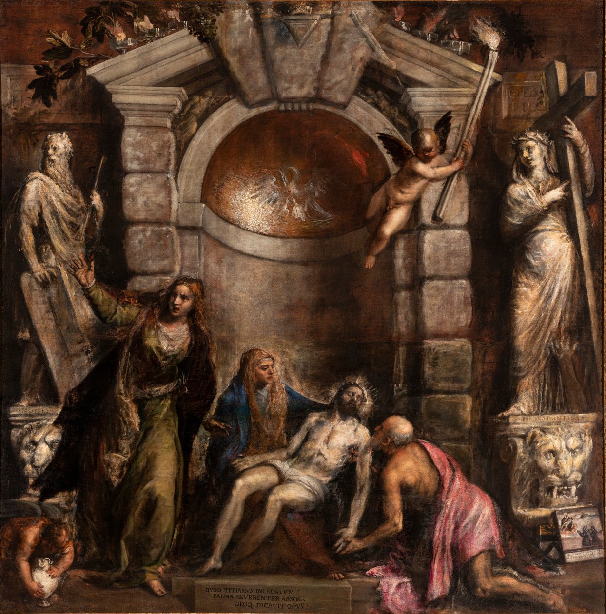 Piedad, 1575-1576 de Titian