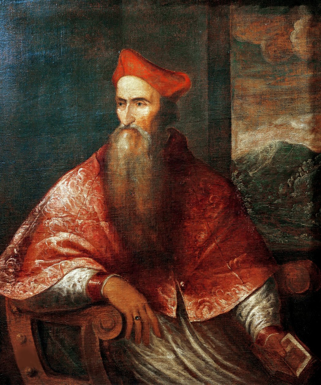 Retrato del Cardenal Pietro Bembo 1470-1547 de Titian