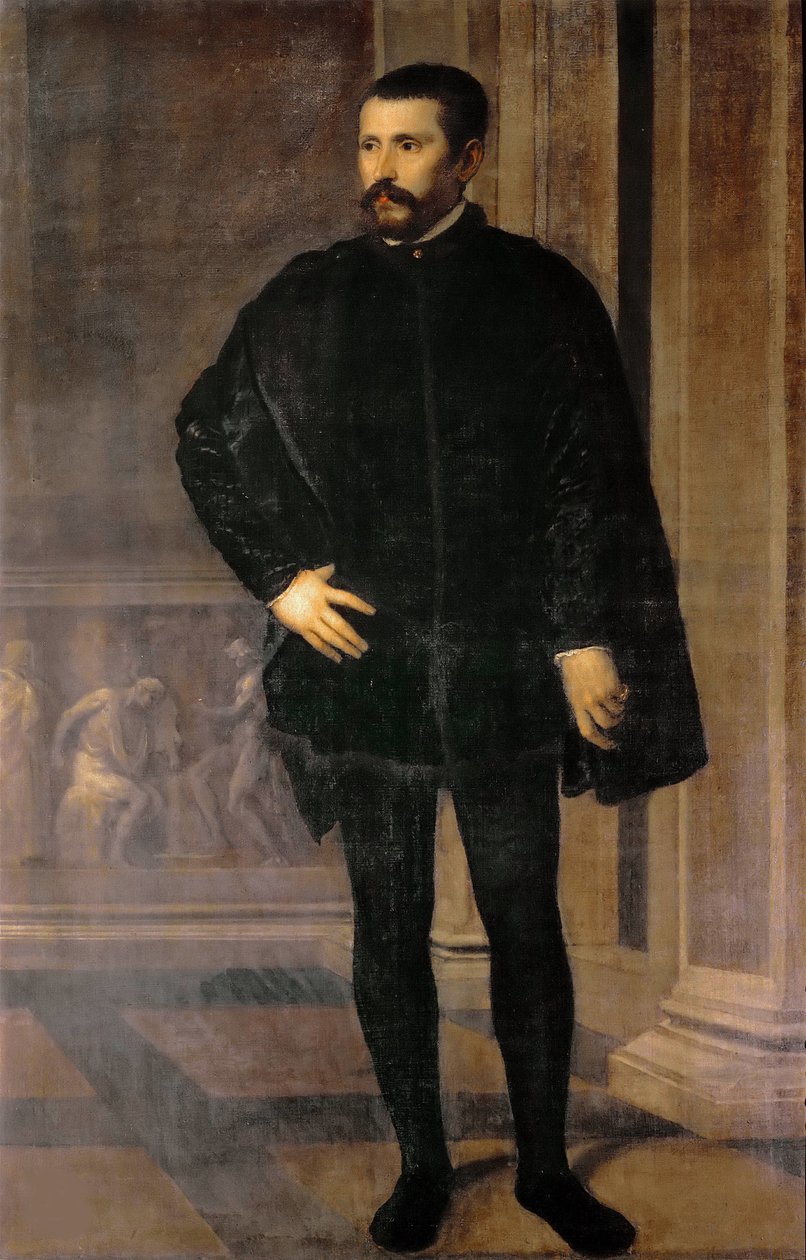 Retrato de Diego Hurtado de Mendoza y Pacheco 1503-1575, ca. 1535-1540 de Titian