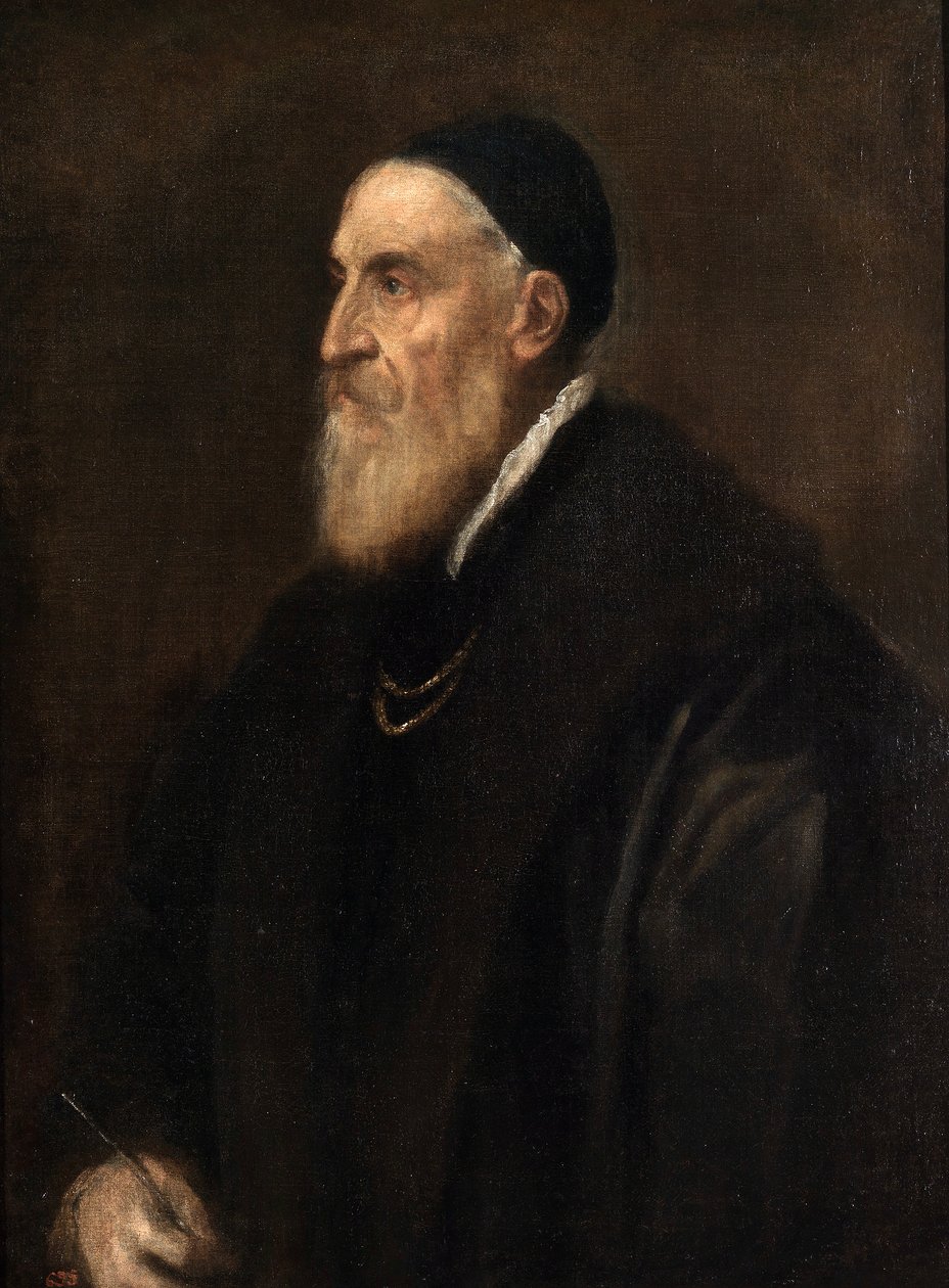 Autorretrato, c.1560-70 de Tiziano Vecelli