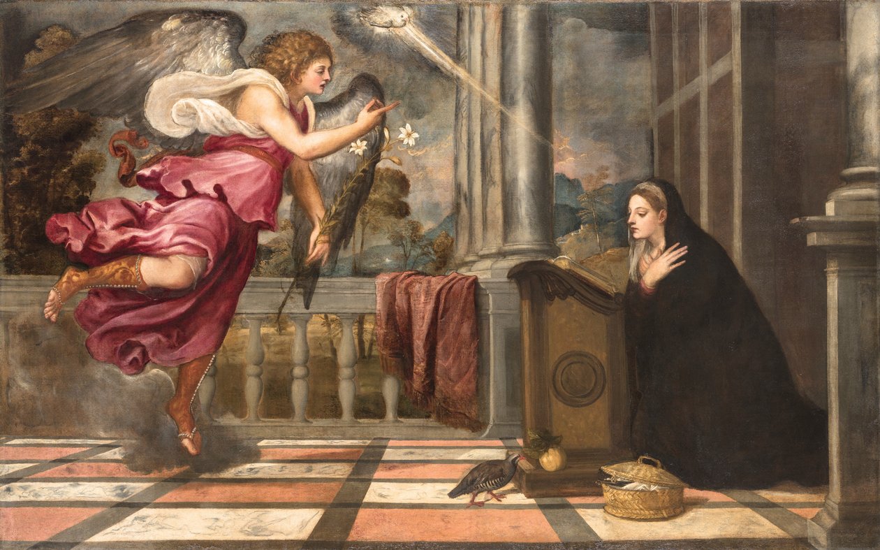 La Anunciación, ca. 1538-1539 de Titian